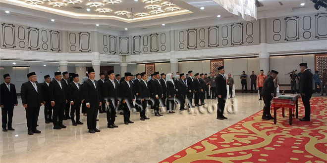 Ini Daftar Pejabat Eselon III dan IV Dilantik