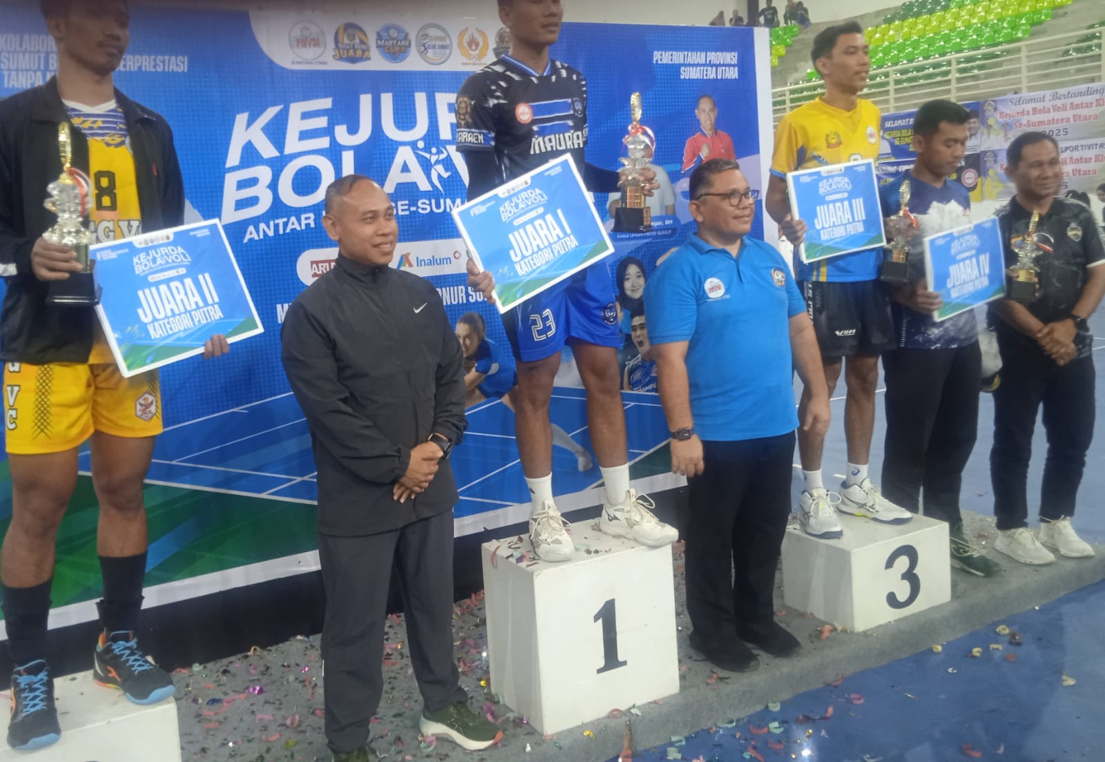 Asahan Dominasi Kejurda Bola Voli