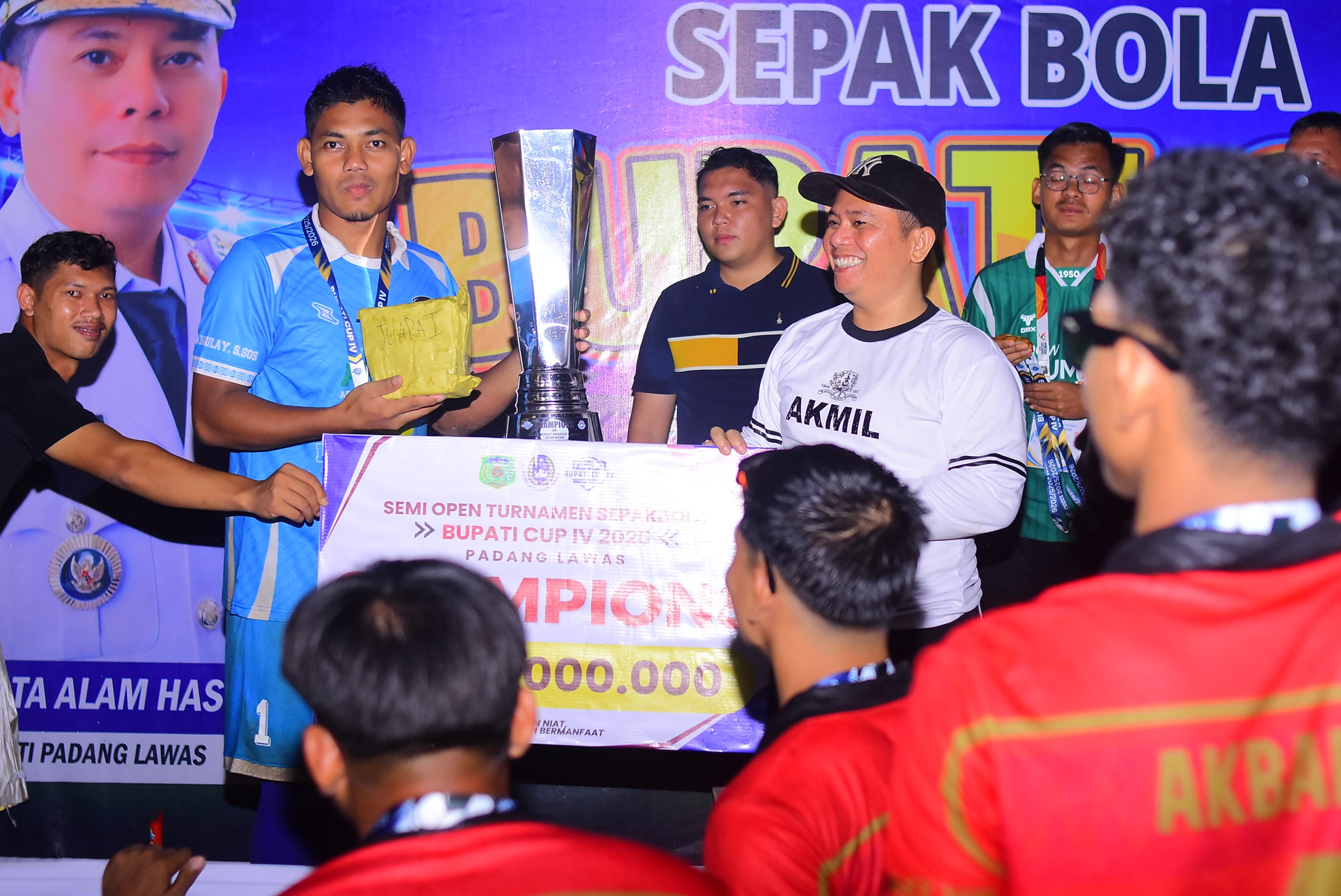 Semi Open Turnamen Bupati Cup IV Palas 2025-2026  Sukses dan Meriah