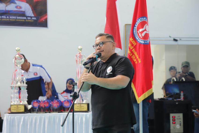 PBVSI Sumut Apresiasi Kejuaraan Voli Antar Klub U-15 MAVI