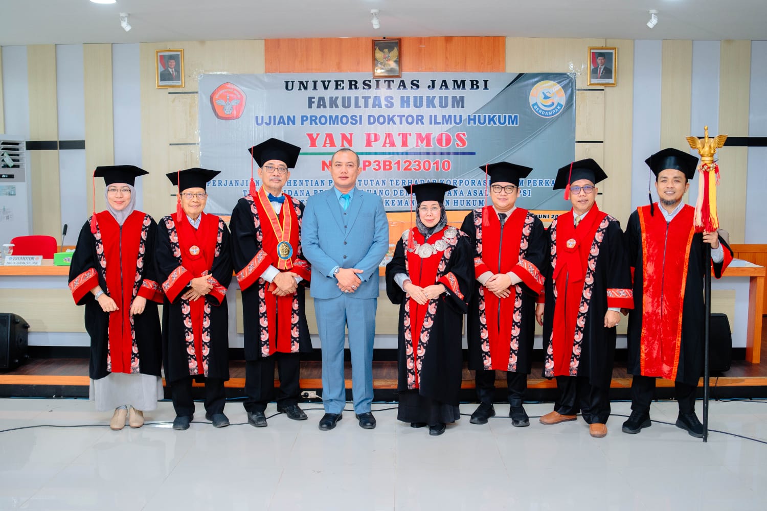 SAH!! Yan Patmos Plt Kepala Lapas Narkotika Langkat Raih Gelar Doktor Ilmu Hukum