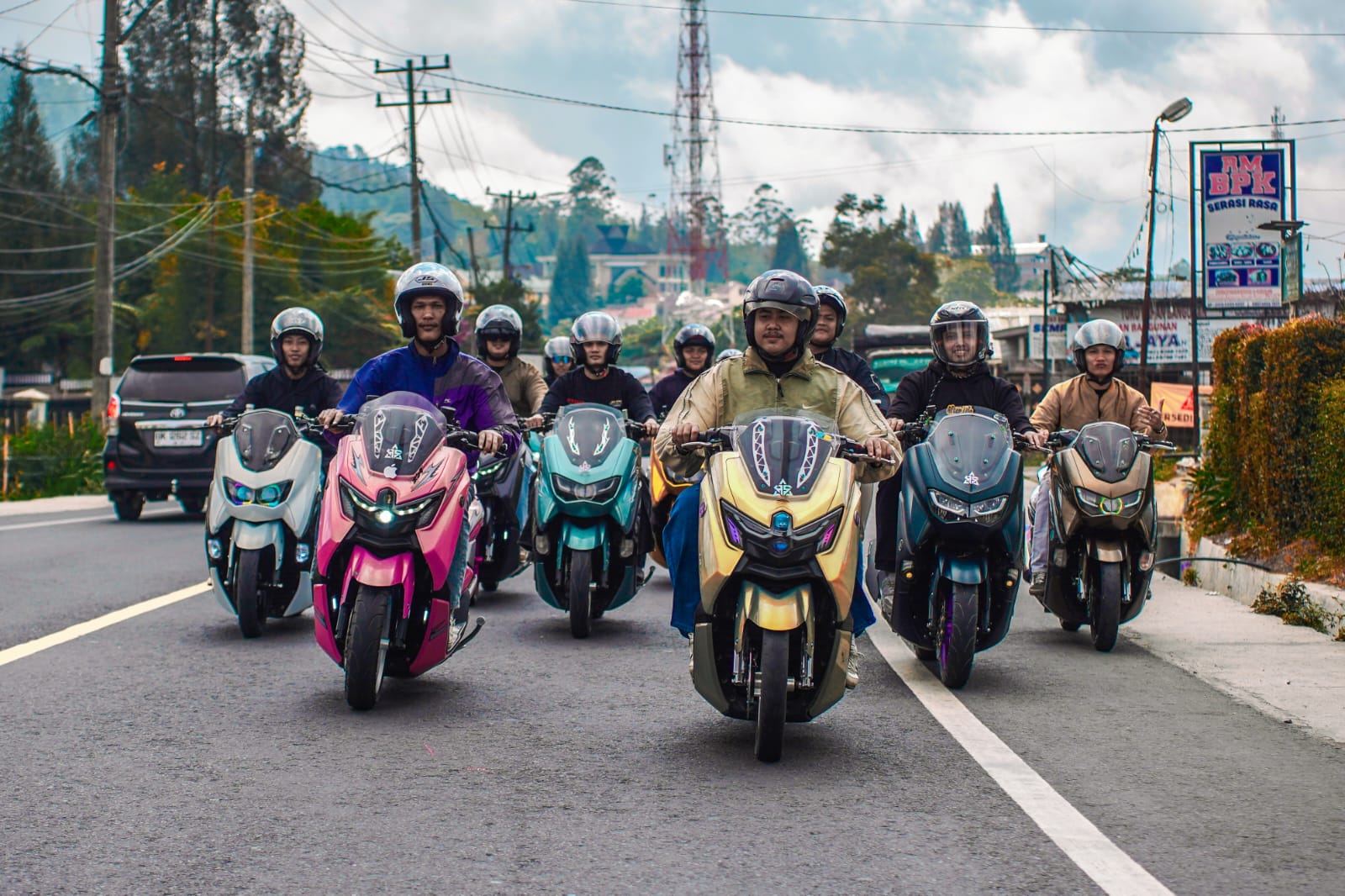 Peserta MAXi Yamaha Day Sumut Turut Berduka atas Tragedi Kecelakaan Maut di Sibolangit